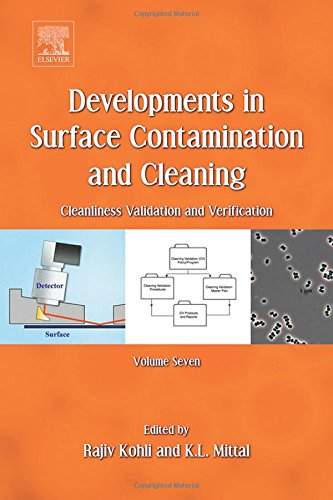 Developments In Surface Contamination And Cleaning Vol 7 Cleanliness Validation And Verification 1st Edition Rajiv Kohli