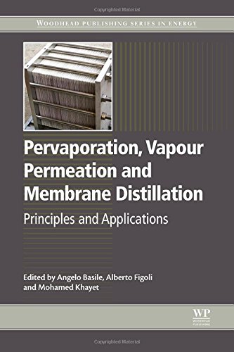 Pervaporation Vapour Permeation And Membrane Distillation Principles And Applications 1st Edition Angelo Basile