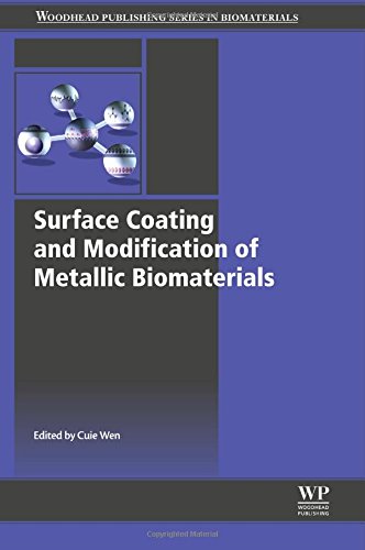 Surface Coating And Modification Of Metallic Biomaterials 1st Edition Cuie Wen