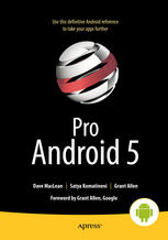 Pro Android 5 Dave Maclean Satya Komatineni Grant Allen Auth