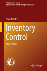 Inventory Control 3rd Edition Sven Axsäter Auth