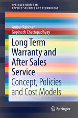 Long Term Warranty And After Sales Service Concept Policies And Cost Models 1st Edition Anisur Rahman