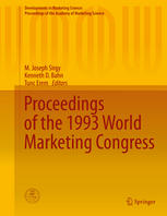 Proceedings Of The 1993 World Marketing Congress 1st Edition M Joseph Sirgy