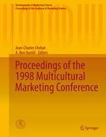 Proceedings Of The 1998 Multicultural Marketing Conference 1st Edition Jeancharles Chebat