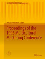 Proceedings Of The 1996 Multicultural Marketing Conference 1st Edition Pravat K Choudhury Eds