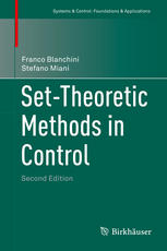 Settheoretic Methods In Control 2nd Edition Franco Blanchini