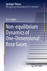 Nonequilibrium Dynamics Of Onedimensional Bose Gases 1st Edition Tim Langen Auth