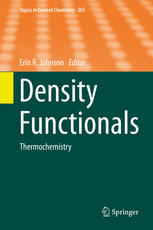 Density Functionals Thermochemistry 1st Edition Erin R Johnson Eds