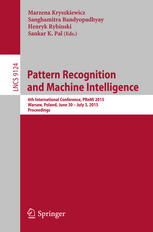 Pattern Recognition And Machine Intelligence 6th International Conference Premi 2015 Warsaw Poland June 30 July 3 2015 Proceedings 1st Edition Marzena Kryszkiewicz