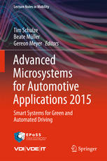 Advanced Microsystems For Automotive Applications 2015 Smart Systems For Green And Automated Driving 1st Edition Tim Schulze