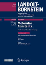 Nonlinear Triatomic Molecules Part 1 1st Edition G Guelachvili Eds
