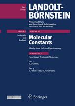 Nonlinear Triatomic Molecules Part 1 1st Edition G Guelachvili Eds