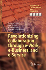 Revolutionizing Collaboration Through Ework Ebusiness And Eservice 1st Edition Shimon Y Nof