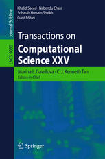 Transactions On Computational Science Xxv 1st Edition Marina L Gavrilova