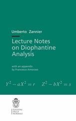 Lecture Notes On Diophantine Analysis 1st Edition Umberto Zannier Auth