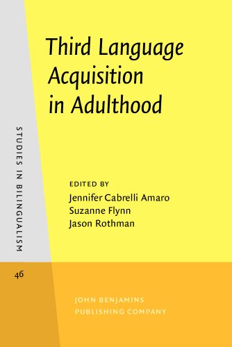 Third Language Acquisition In Adulthood Jennifer Cabrelli Amaro