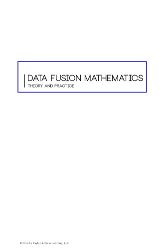 Data Fusion Mathematics Theory And Practice Raol Jiten R