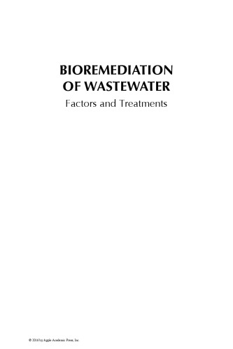 Bioremediation Of Wastewater Factors And Treatments Snchez Martnez