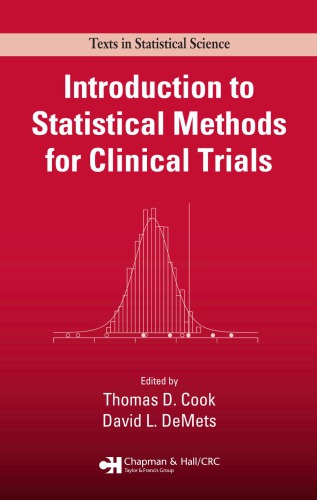 Introduction To Statistical Methods For Clinical Trials Cook