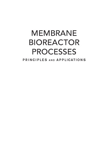Membrane Bioreactor Processes Principle And Application Yoon