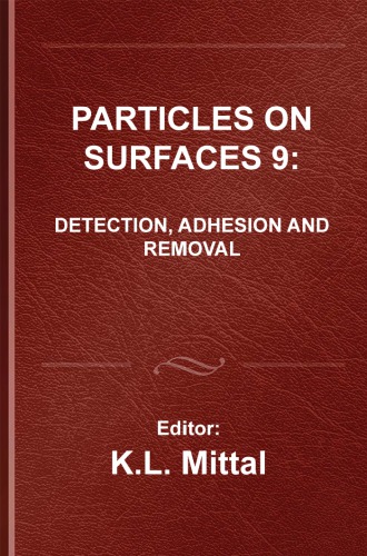 Particles On Surfaces Mittal Kash L