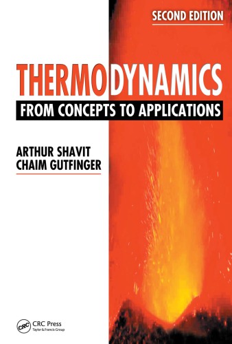 Thermodynamics From Concepts To Applications Second Edition 2nd Ed Gutfinger