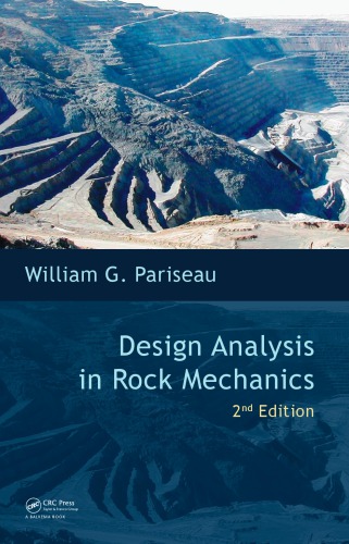 Design Analysis In Rock Mechanics Second Edition 2nd William G Pariseau