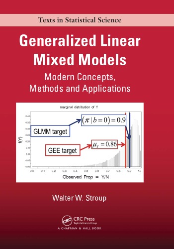 Generalized Linear Mixed Models Modern Concepts Methods And Applications 1st Edition Stroup