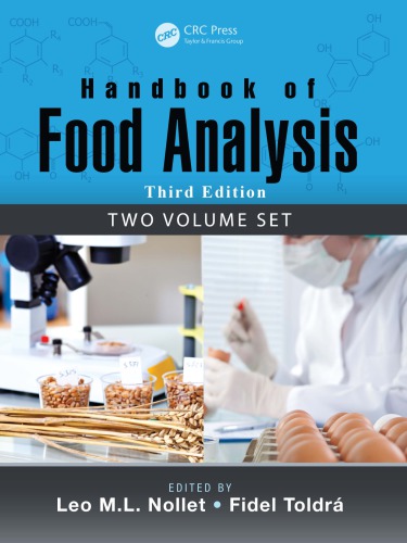 Handbook Of Food Analysis Volume I Third Edition Nollet Leo M L Toldr