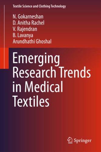 Emerging Research Trends In Medical Textiles 1st Edition Ghoshal
