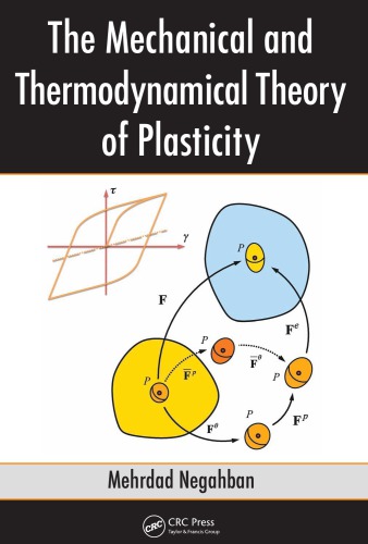 The Mechanical And Thermodynamical Theory Of Plasticity Negahban