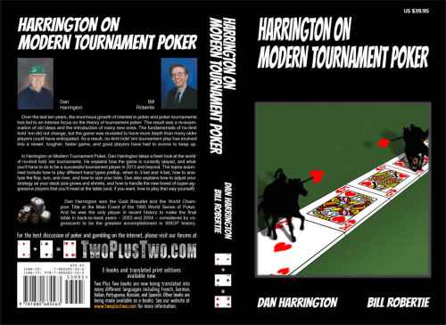 Harrington On Modern Tournament Poker 1st Dan Harrington Bill Robertie