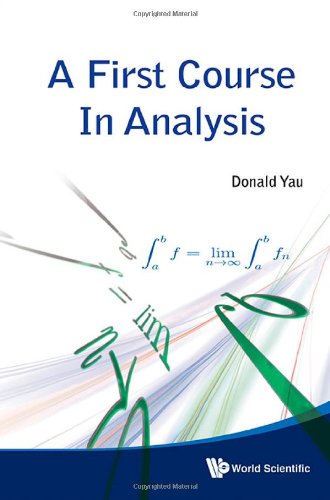 A First Course In Analysis Donald Yau