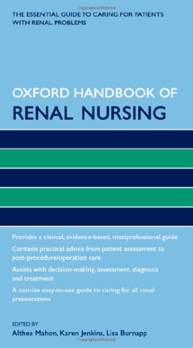 Oxford Handbook Of Renal Nursing 1st Edition Althea Mahon Karen Jenkins
