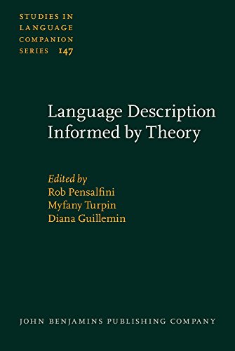Language Description Informed By Theory Rob Pensalfini Myfany Turpin