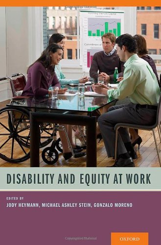 Disability And Equity At Work 1st Edition Jody Heymann Michael Ashley Stein