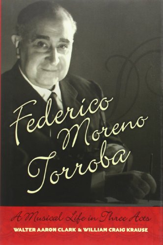 Federico Moreno Torroba A Musical Life In Three Acts 1st Edition Walter Aaron Clark