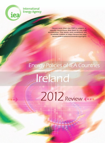 Energy Policies Of Iea Countries Ireland 2012 International Energy Agency Oecd Publishing