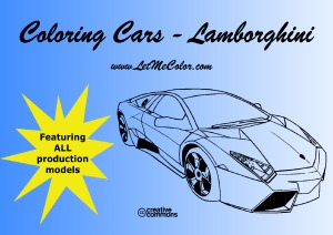 Coloring Cars Lamborghini Frank De Kleine