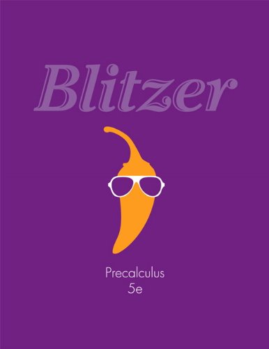 Precalculus 5th Edition 5th Edition Robert F Blitzer