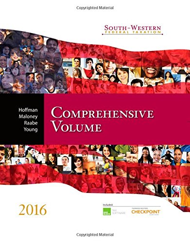 Southwestern Federal Taxation 2016 Comprehensive Volume Harpsccd James H Boyd