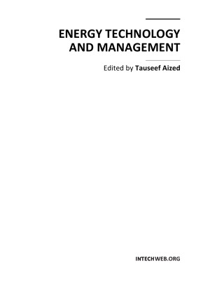 Energy Technology And Management Tauseef Aized