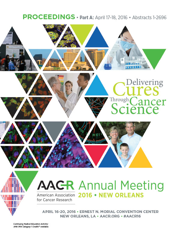 Aacr 2016 Abstracts 12696 American Association For Cancer Research