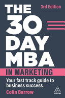 The 30 Day Mba In Marketing Colin Barrow