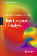 High Temperature Electrolysis Miguel Angel Lagunabercero