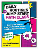 Daily Routines To Jumpstart Math Class Middle School 1st Edition John J Sangiovanni
