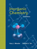 Inorganic Chemistry 3rd Edition Gary L Miessler Donald Arthur Tarr