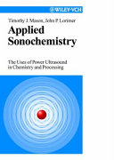 Applied Sonochemistry T J Mason John P Lorimer