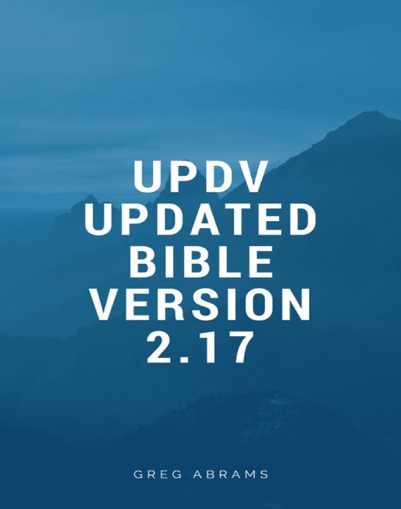Updv Updated Bible Version 217 Greg Abrams