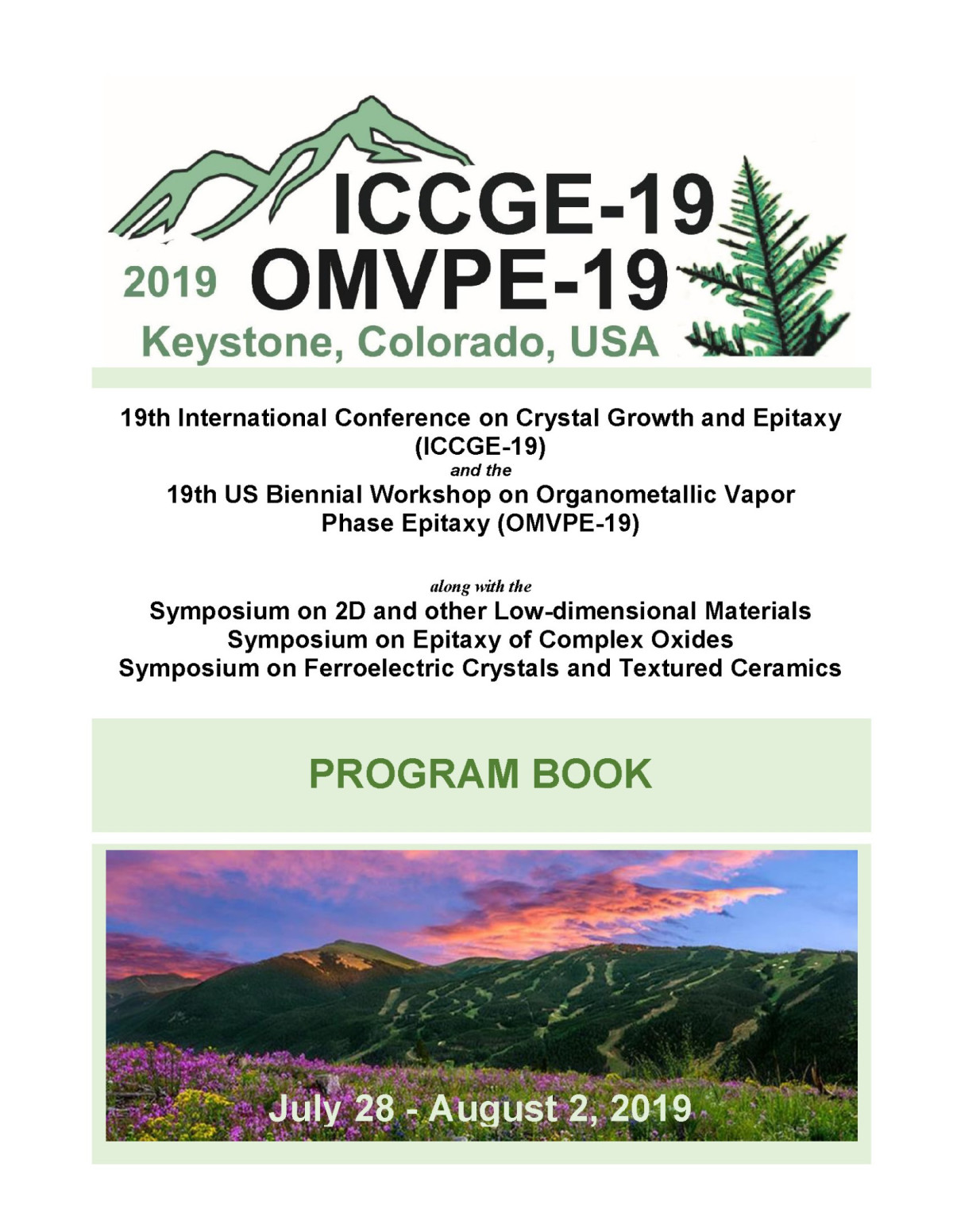 Iccge19 Omvpe19 Abstracts Ebook American Association For Crystal Growth